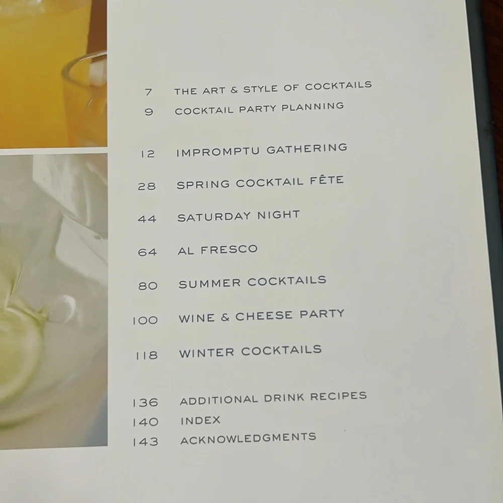 Williams-Sonoma Cocktail Parties Hardcover Cookbook
